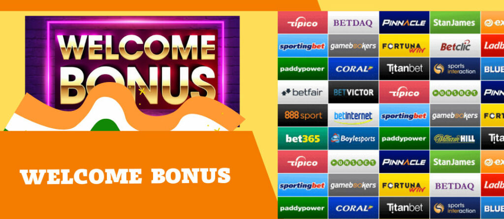 welcome bonus on a betting site